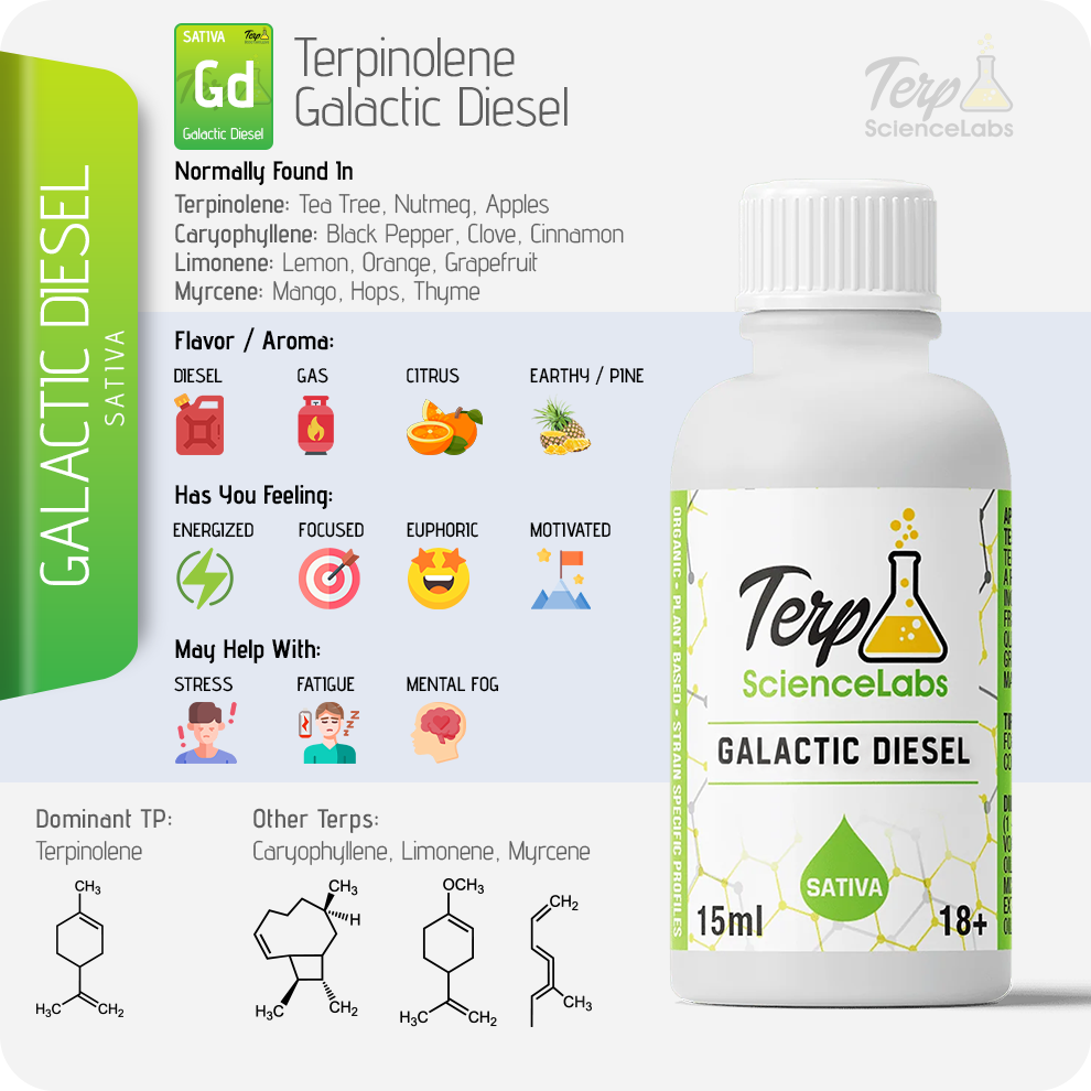 Galactic Diesel Terpenes