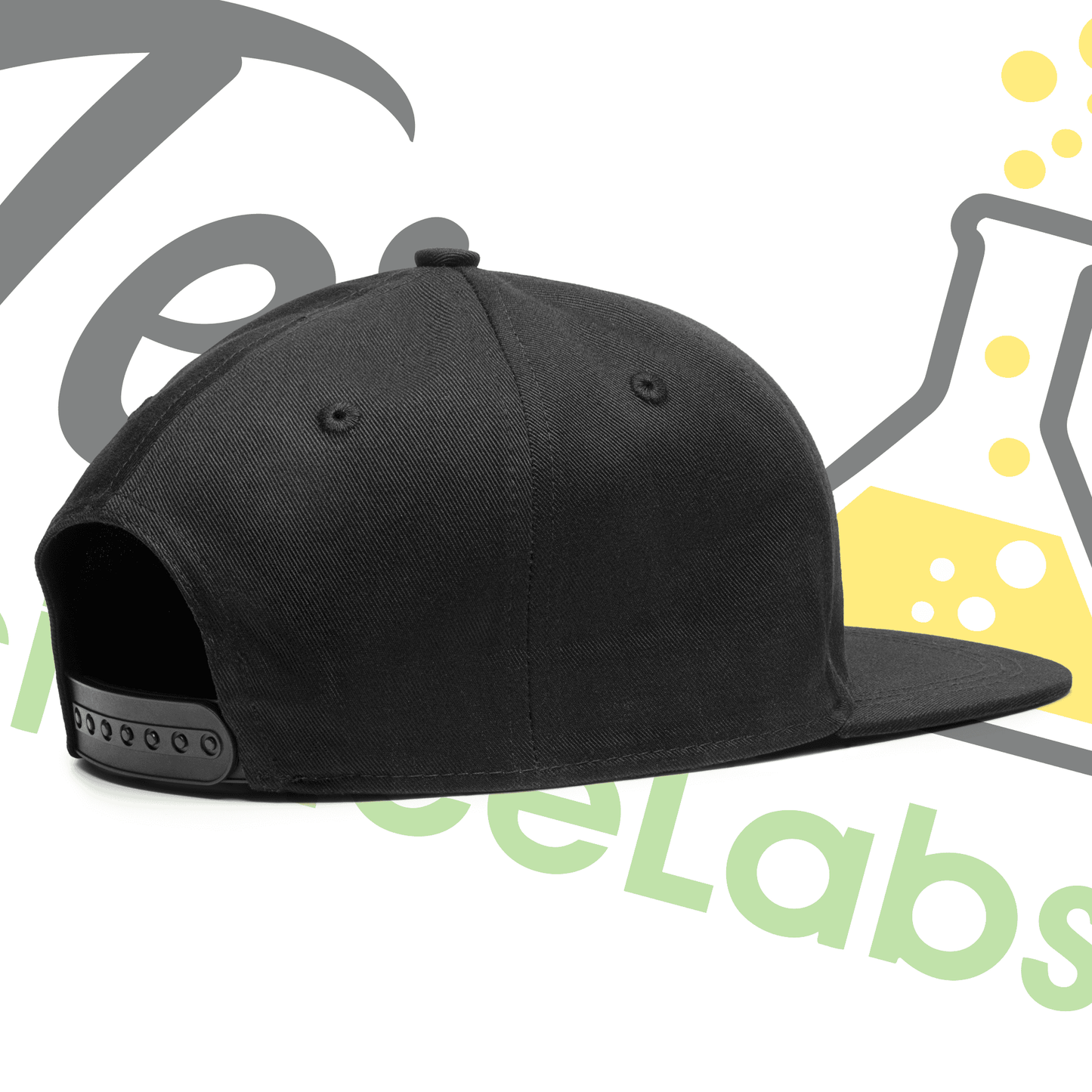 Terp Science Labs Snapback (Flat Brim) Black