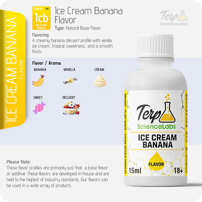 Ice Cream Banana Flavor Profile