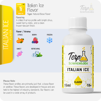 Italian Ice Flavor Profile