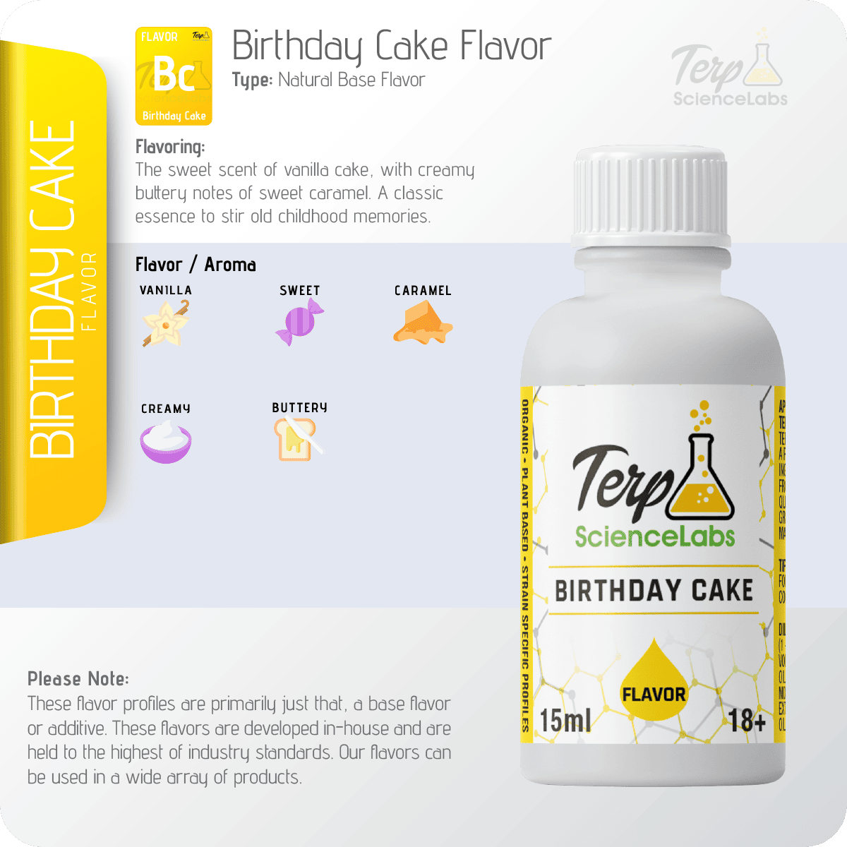 Birthday Cake Flavor Profile