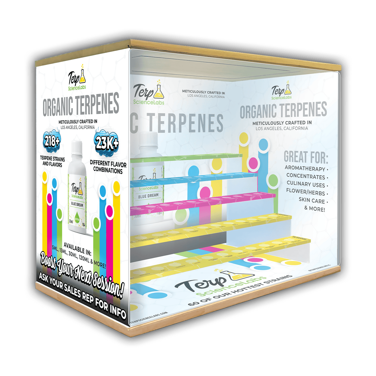 Terp Science Labs Counter Display w/ LED