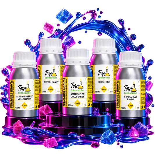 Candy Baller · 5 × 120ml · Blue Raspberry Jolly Candy, Cotton Candy, Watermelon Jolly Candy, Bubblegum, Grape Jolly Candy