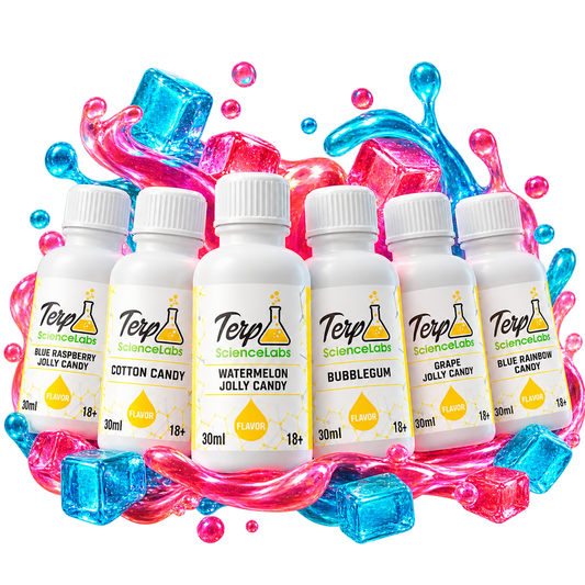 Candy Store · 6 × 30ml · Blue Raspberry Jolly Candy, Cotton Candy, Watermelon Jolly Candy, Bubblegum, Grape Jolly Candy, Blue Rainbow Candy