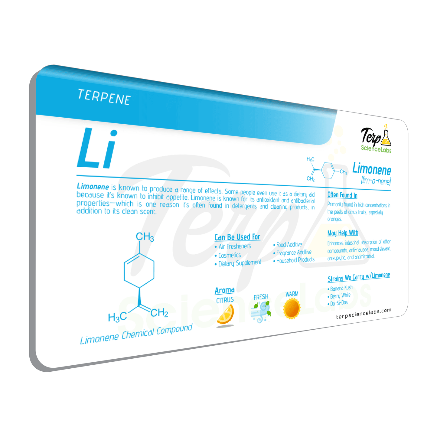 Primary Terpenes Magnet - Limonene