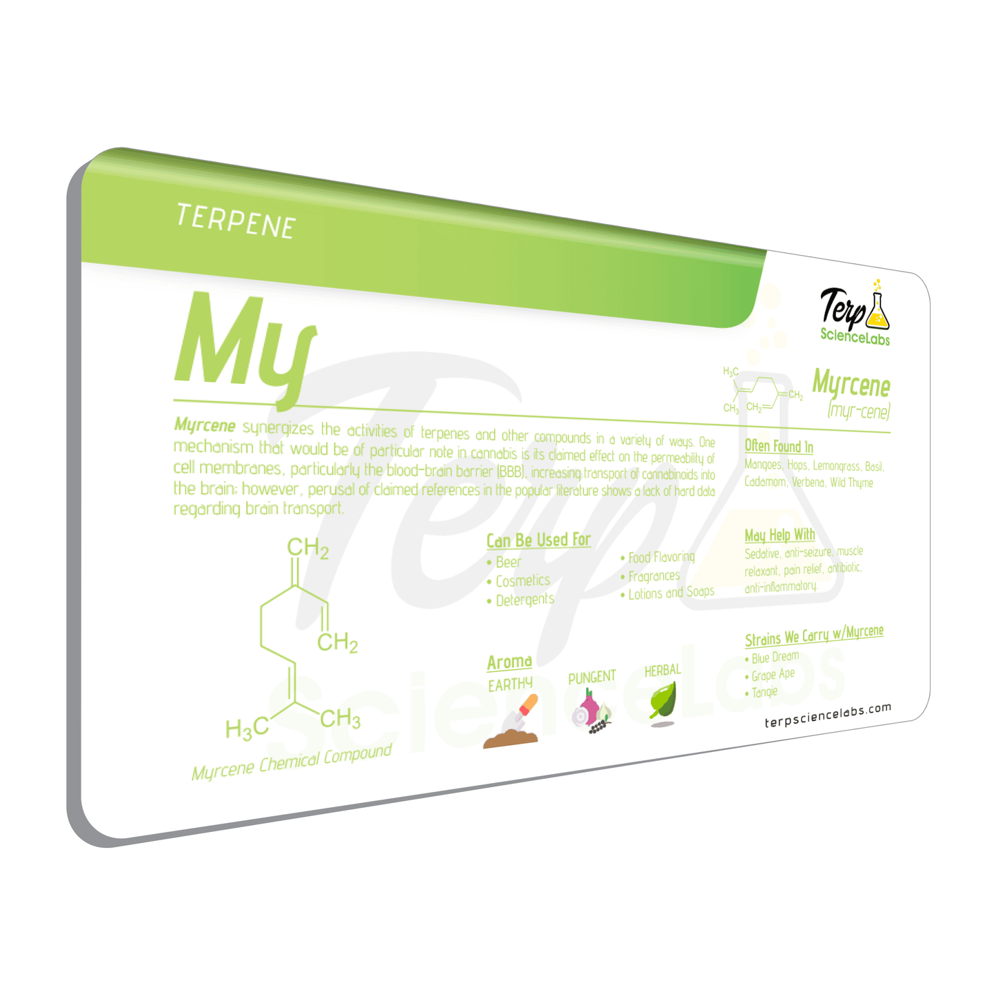 Primary Terpenes Magnet - Myrcene