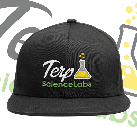 Terp Science Labs Snapback (Flat Brim) Black