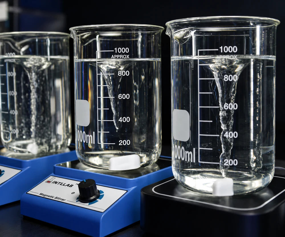 TSL mixing vessel, enhanced illustrative lab imagery